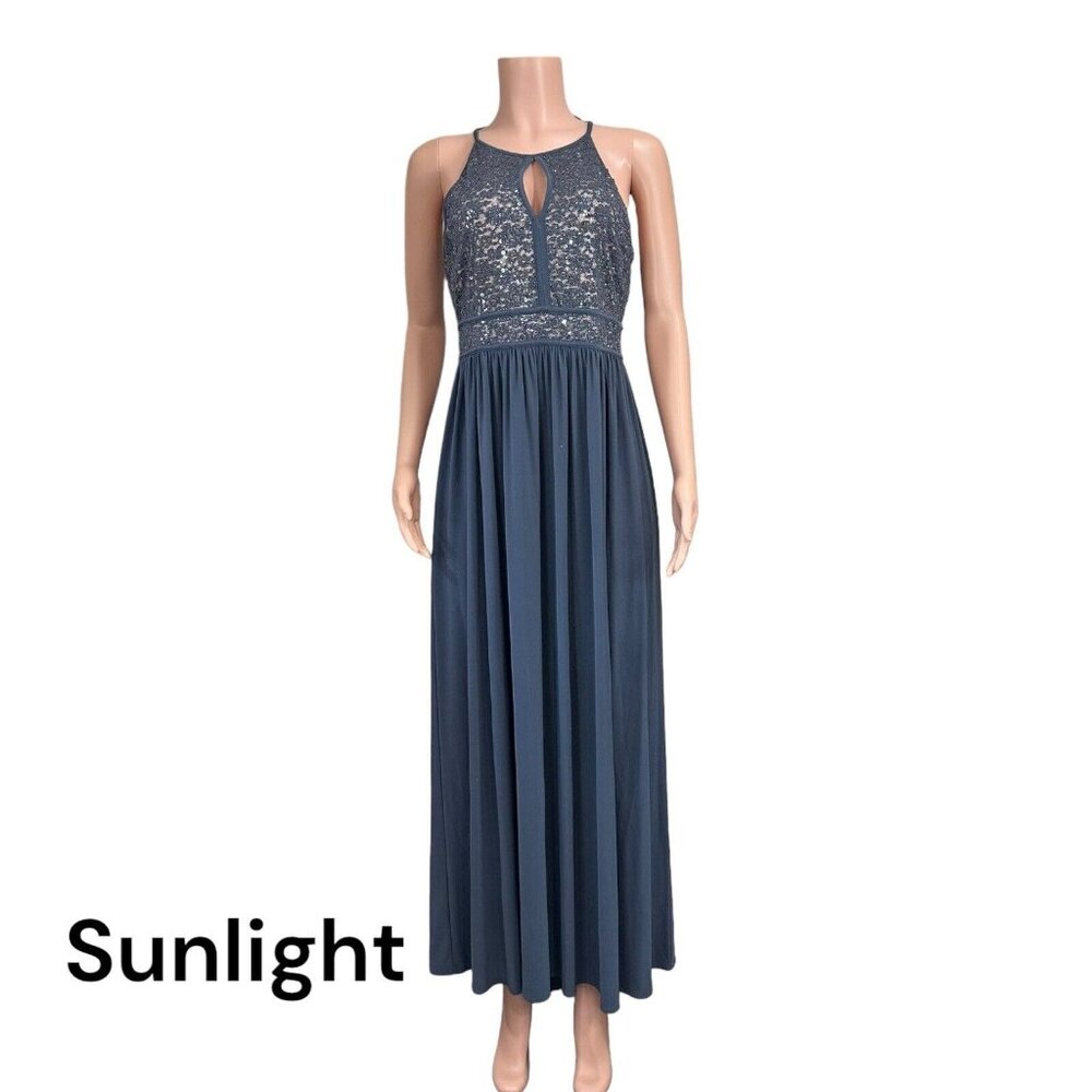 Night Way Collections Navy Blue Maxi Dress